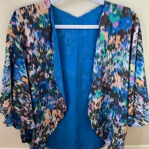 Urban Outfitters Kimchi Blue Short Scalloped Kimono